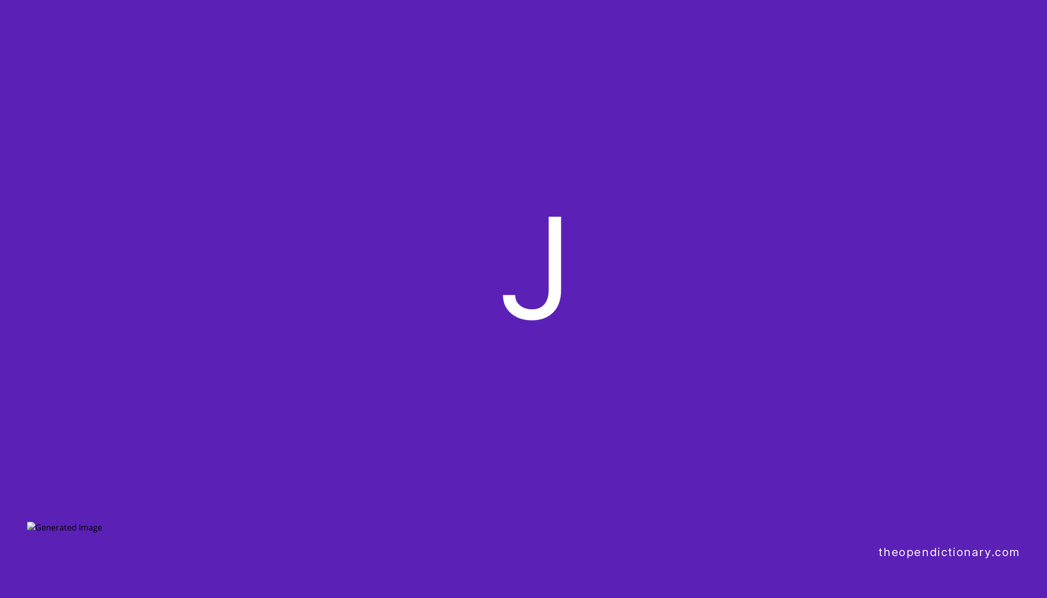 j-letter-j-the-open-dictionary-english-language-grammar