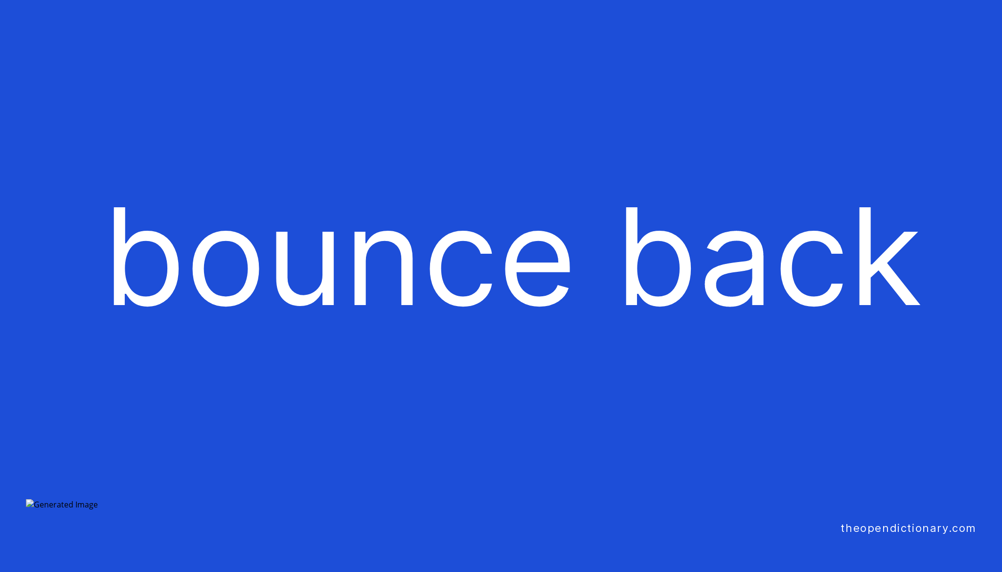 Bounce Definition Examples at Melody Hanks blog