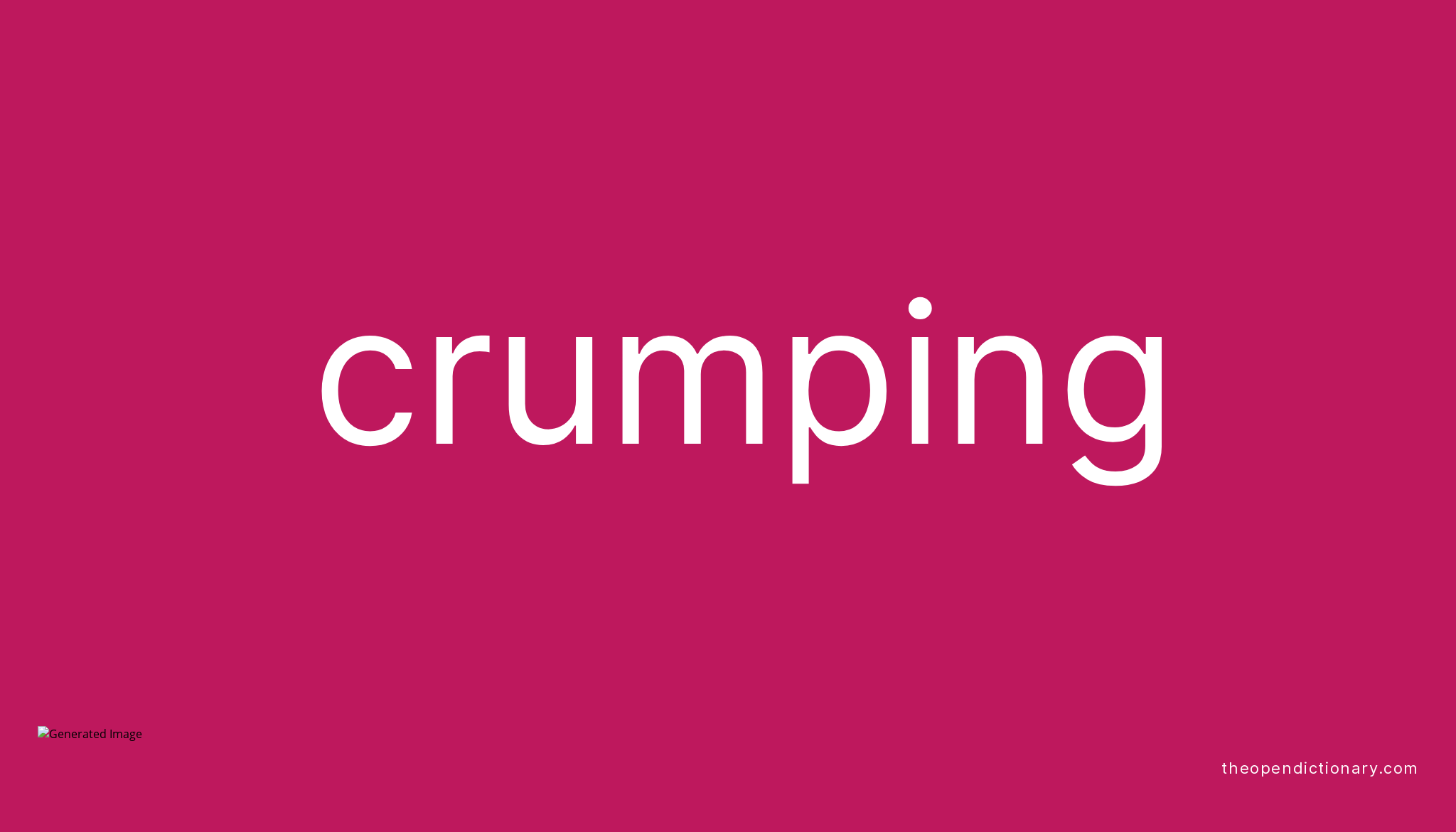 Crumping Meaning of Crumping Definition of Crumping Example of