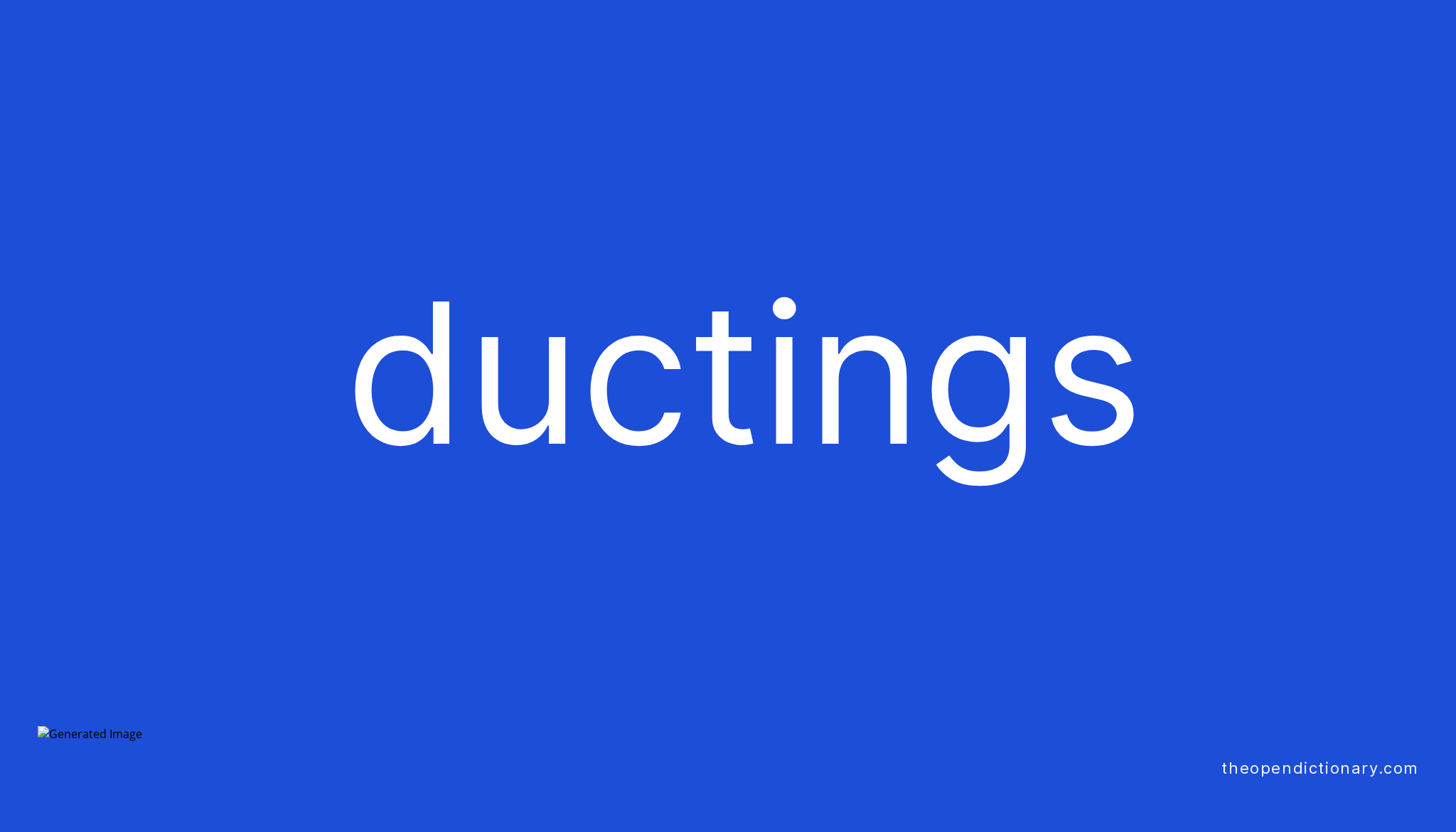 Ducting Job Meaning at Jose Bannerman blog