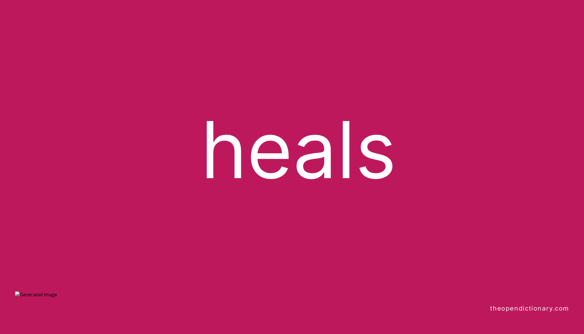 heals-meaning-of-heals-definition-of-heals-example-of-heals