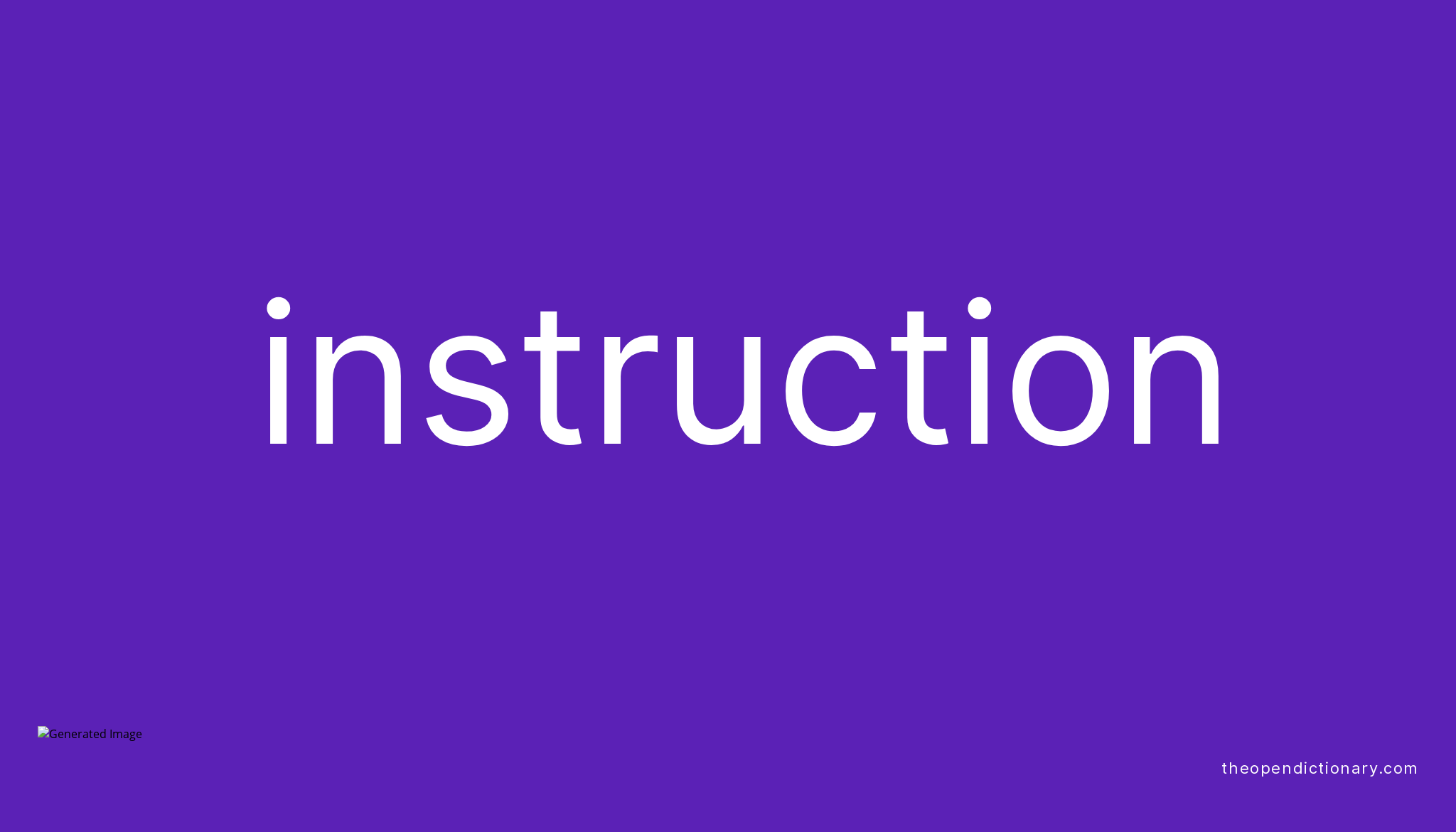 instruction-meaning-of-instruction-definition-of-instruction