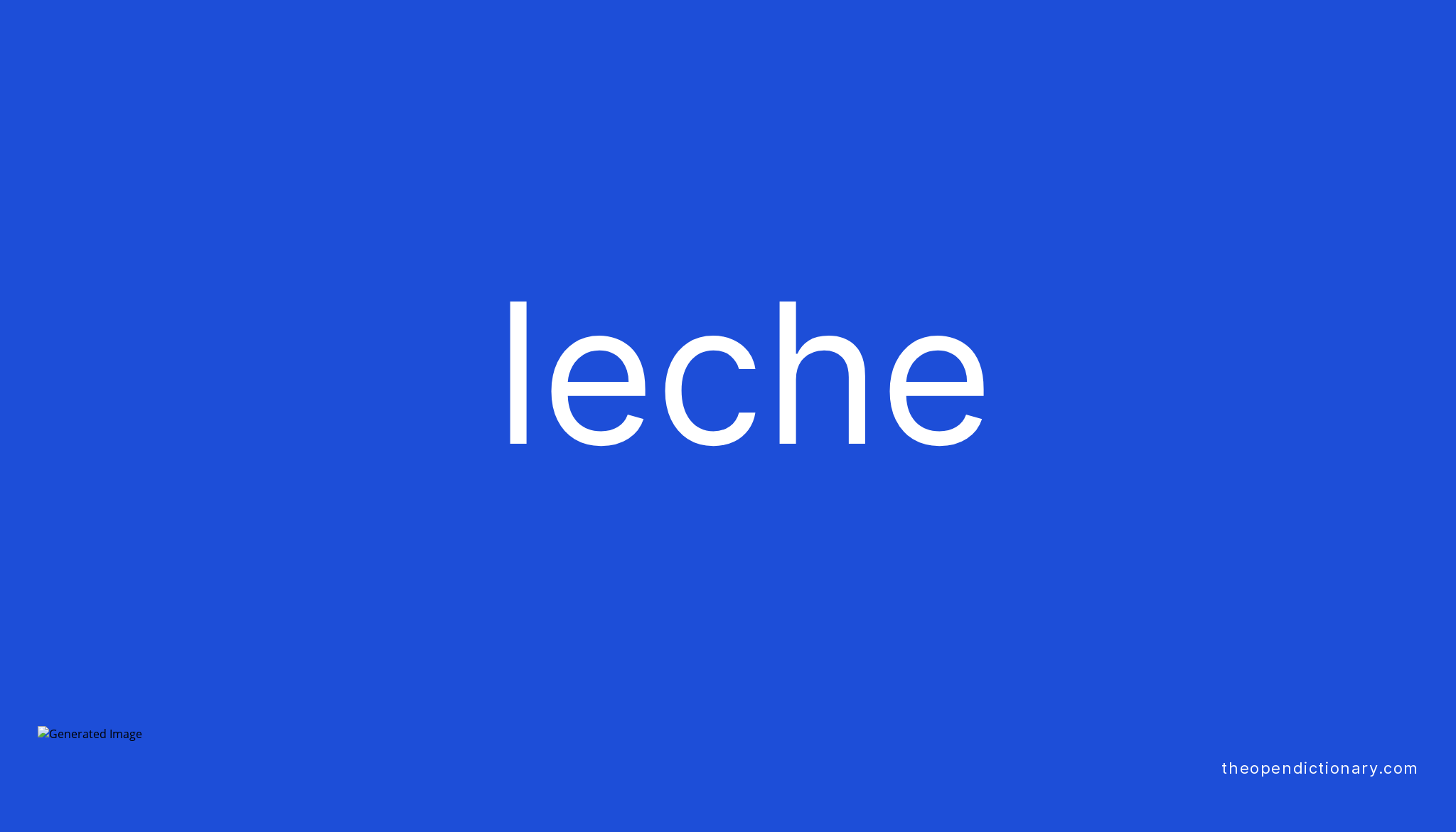 What Does La Leche Mean at Hector West blog