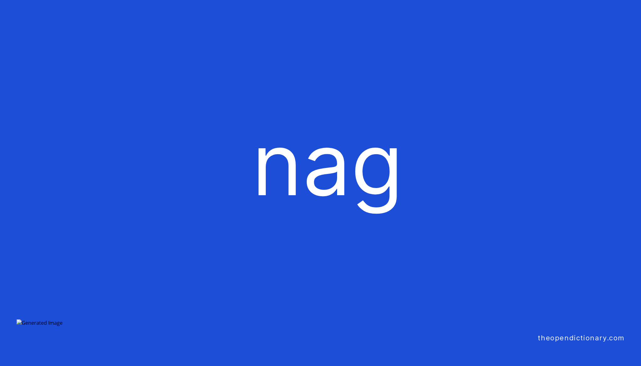 nag-meaning-of-nag-definition-of-nag-example-of-nag