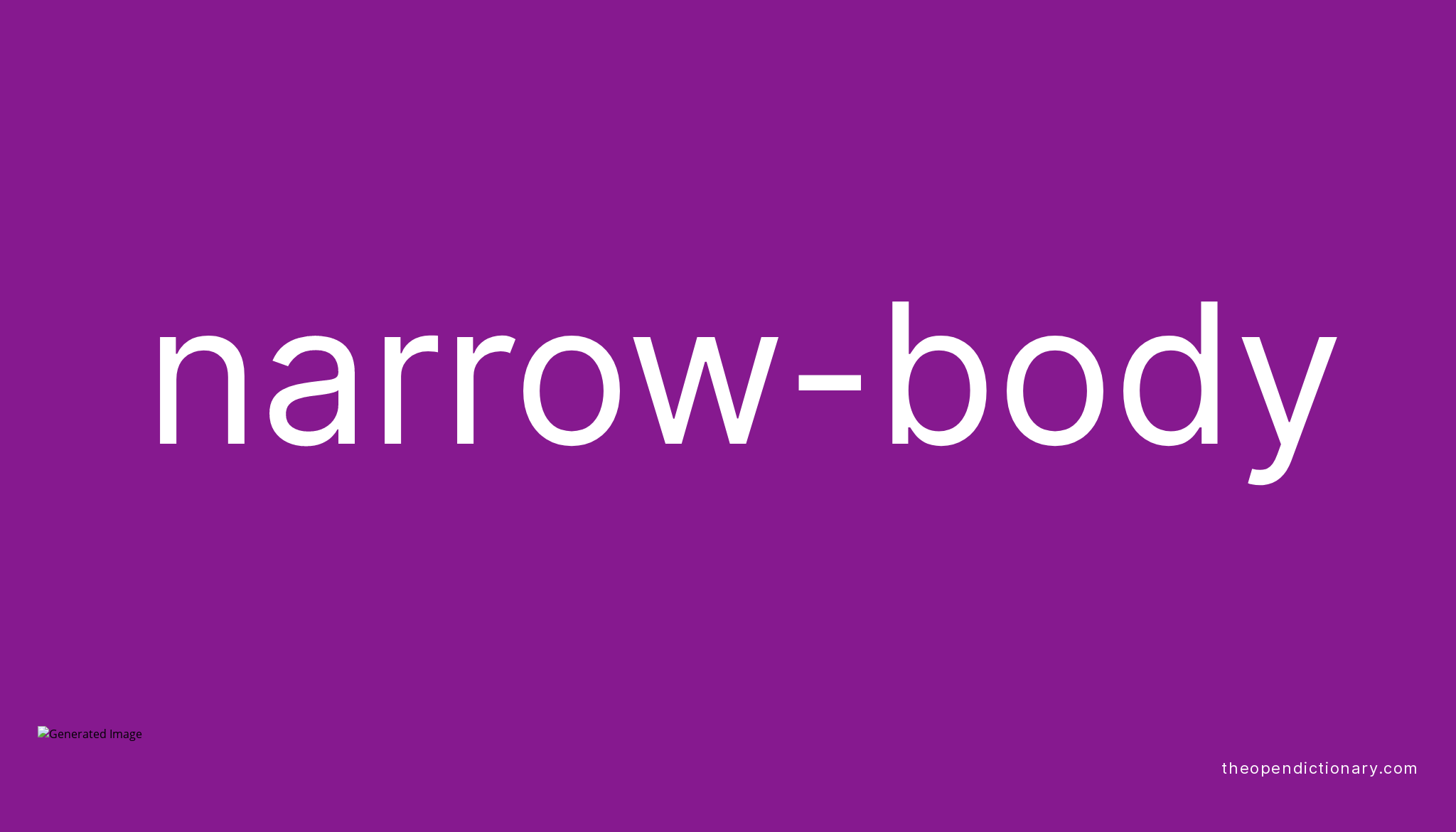 narrow-body-meaning-of-narrow-body-definition-of-narrow-body