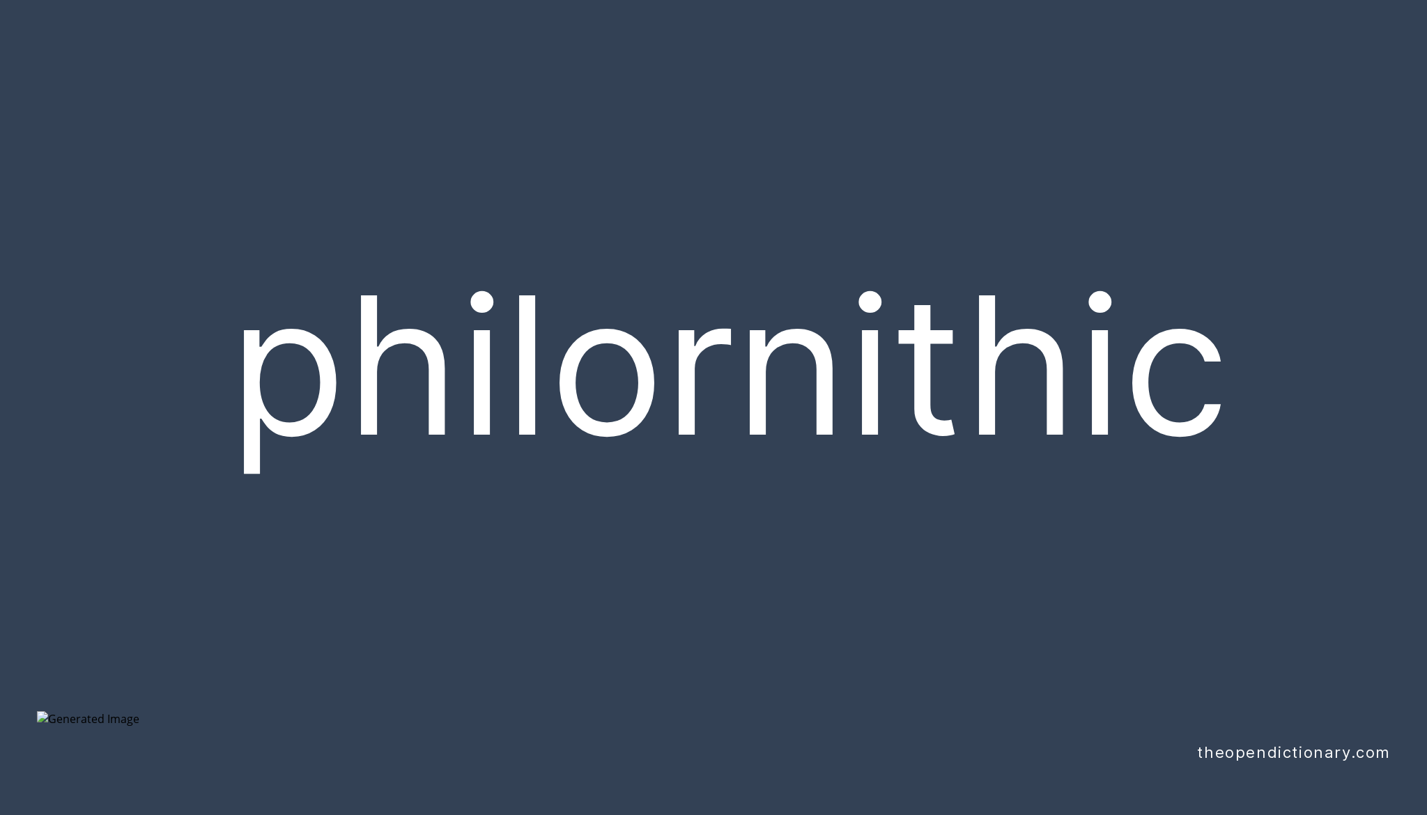philornithic-the-open-dictionary