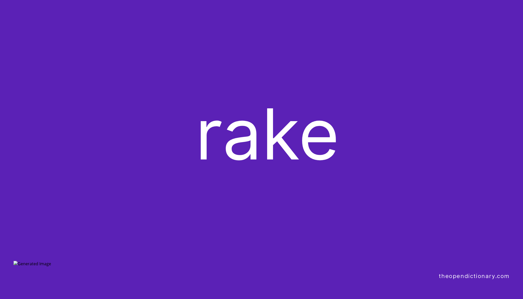 Rake Meaning atelieryuwa.ciao.jp