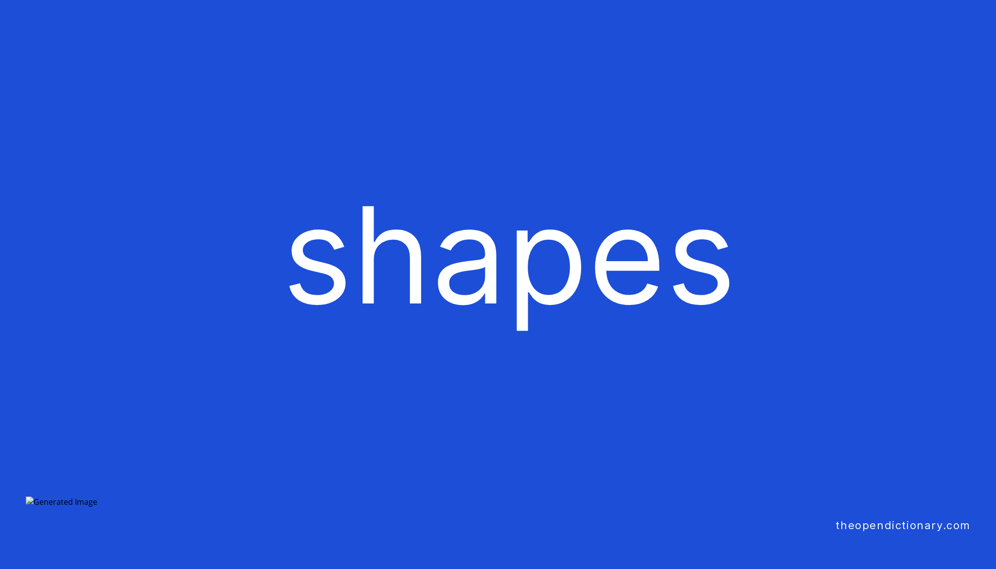 What Is The Definition Of Shapes What Is The Definition Of Shapes