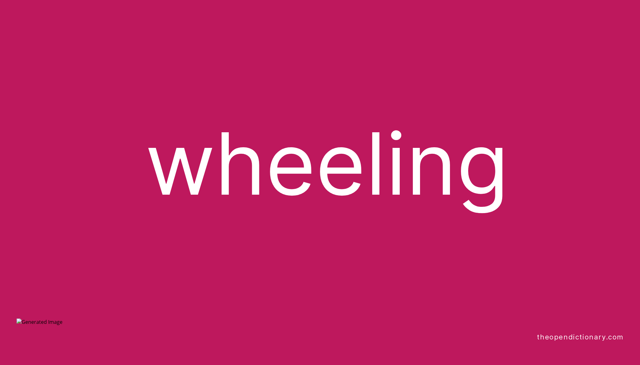 2 wheeling meaning