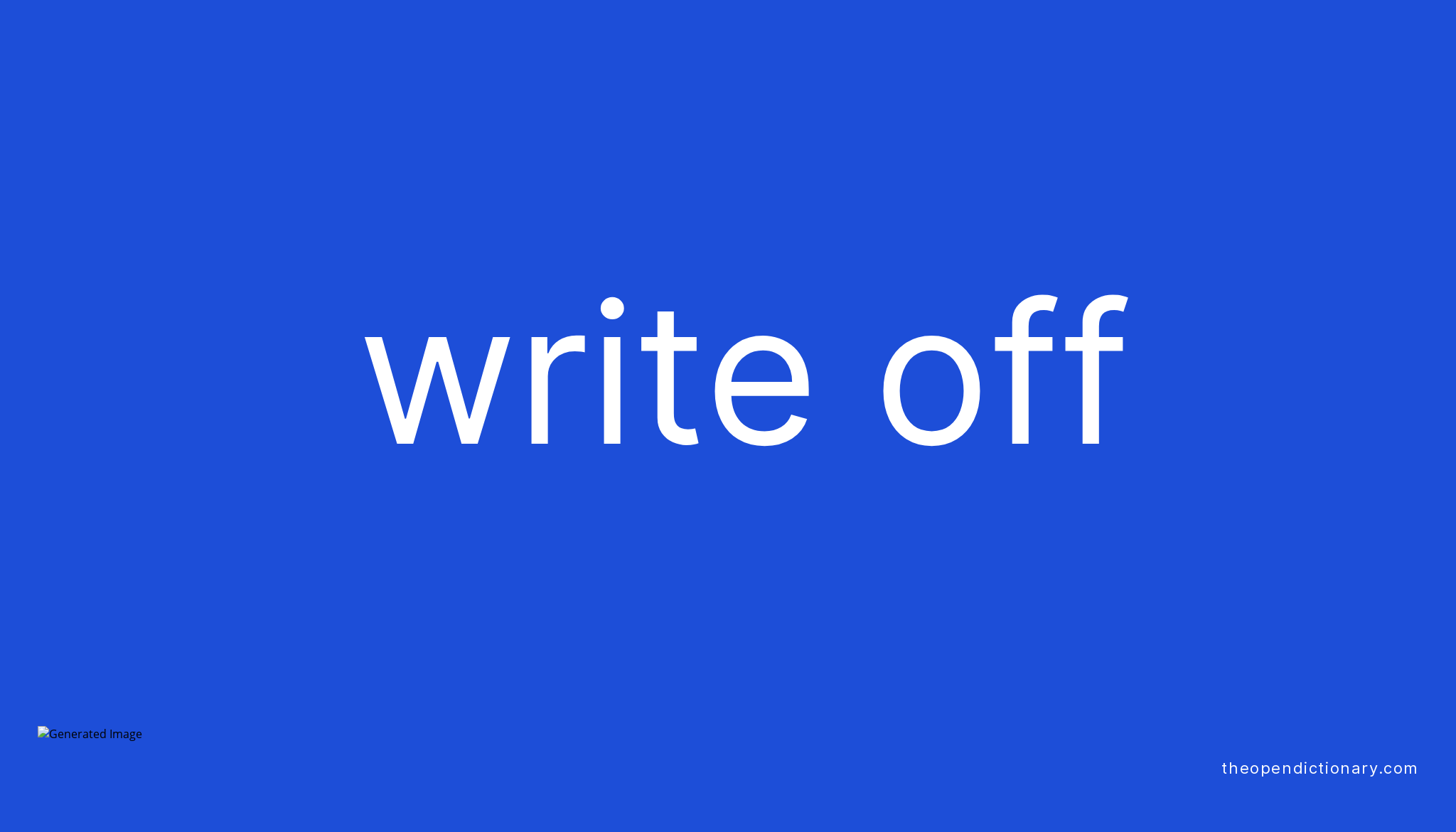 Off' Example Sentence Write-Off Example Sentences , WRITE OFF in Beispielsätzen – BDDA
